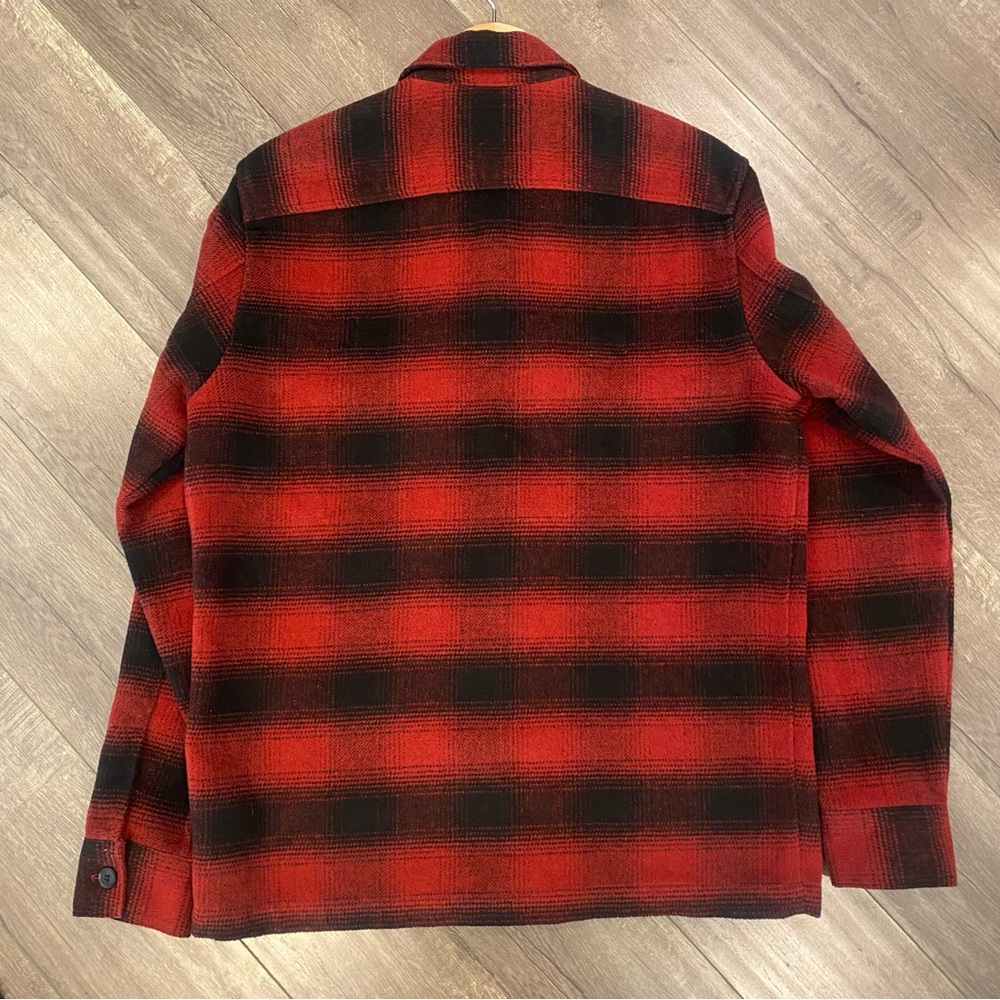 🔥 AllSaints “Bethune” Flannel Overshirt / Jacket - Small Relaxed Fit - Picture 3 of 7